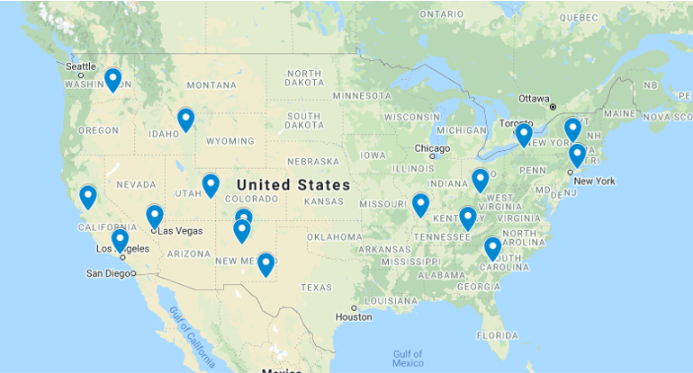 Office of Environmental Management Cleanup Sites Map