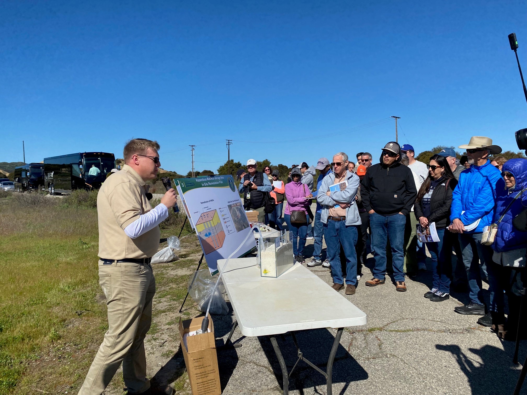 Groundwater U site tour April 6