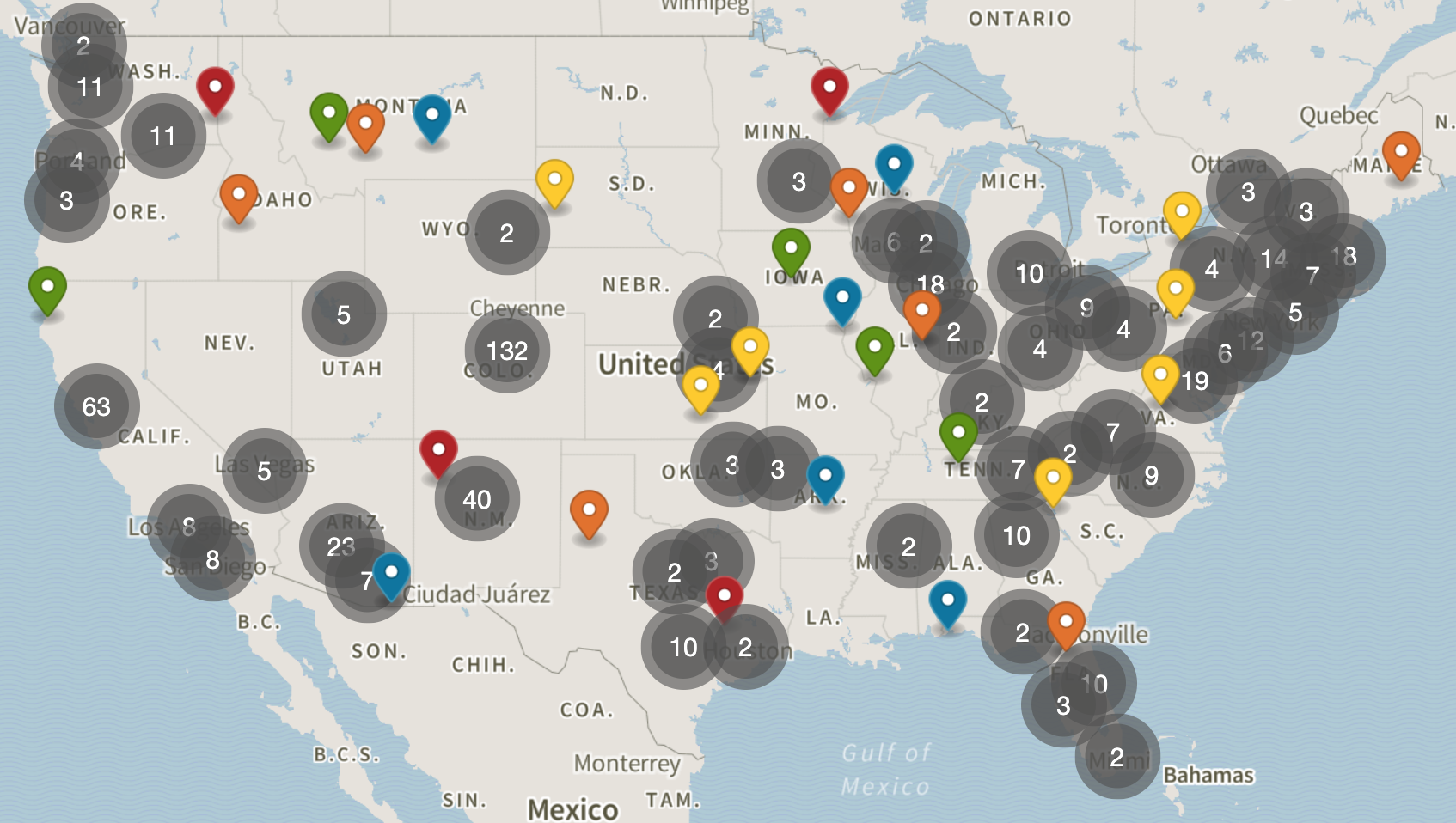 SETO Solar Energy Research Database Map Image