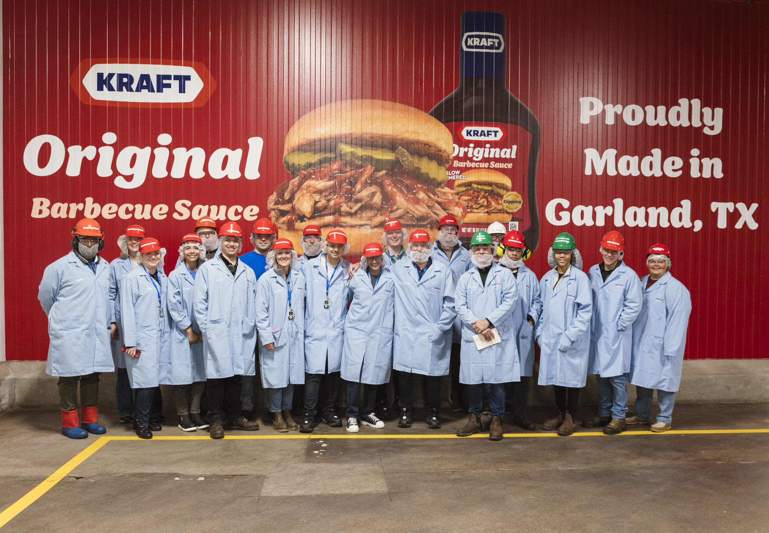 Employees at a Kraft Heinz Food Company’s manufacturing facility in Garland, Texas