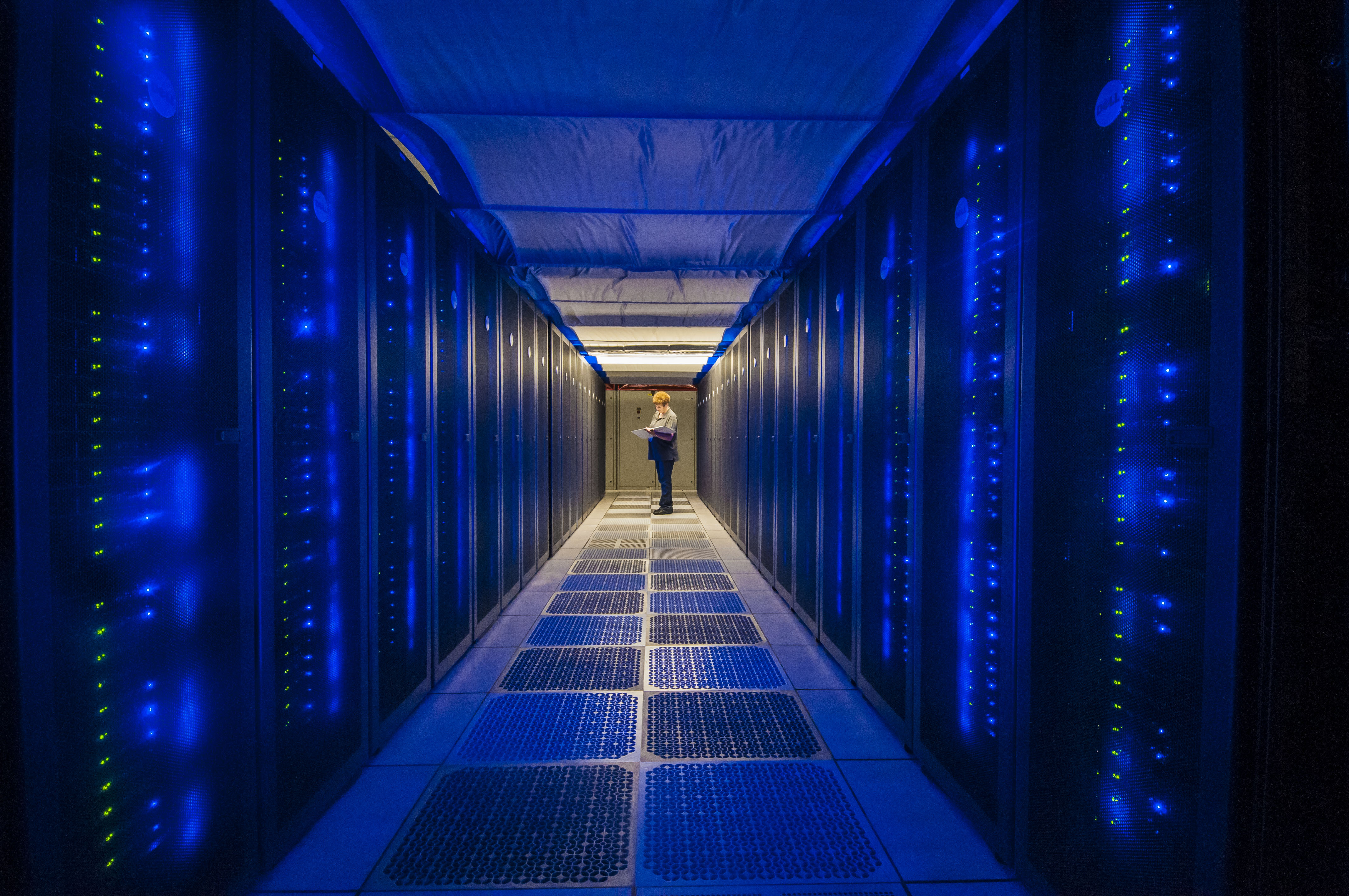 One of DOE's supercomputers at Sandia National Laboratories