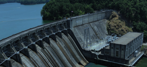 Color picture of Allatonna Dam