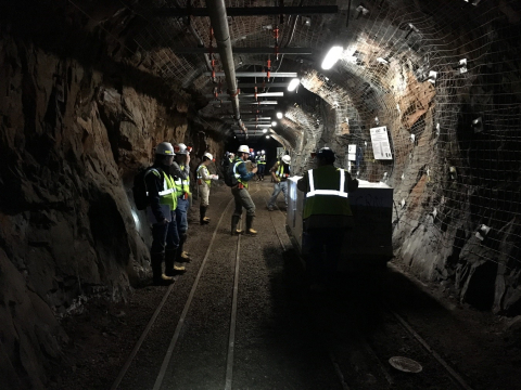 An abandoned mine becomes home to renewable research