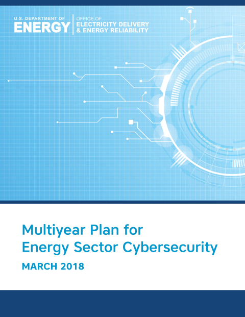 cover page graphic from DOE cyber plan