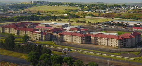 An arial view of Oregon Department of Corrections