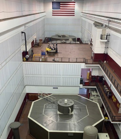 Generator Room of the Carters Hydroelectric Project