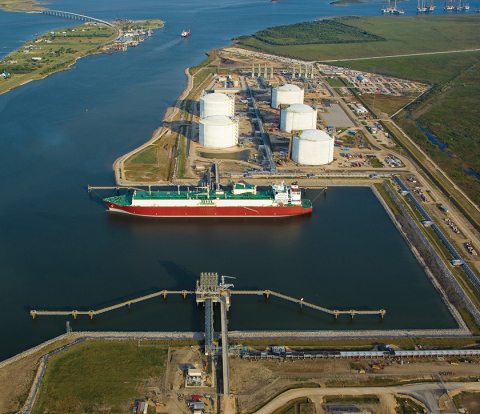 Golden Pass LNG terminal. Photo courtesy of Golden Pass 