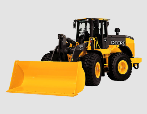 John Deere hybrid electric tractor for heavy-duty construction