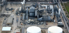 Photo of a carbon capture, utilization, and storage (CCUS) facility