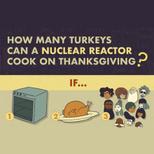 How many turkeys can a reactor cook on Thanksgiving