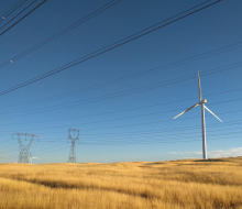 Electrical wires and wind turbines 