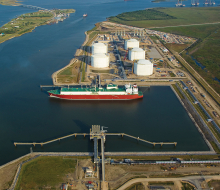 Golden Pass LNG terminal. Photo courtesy of Golden Pass 