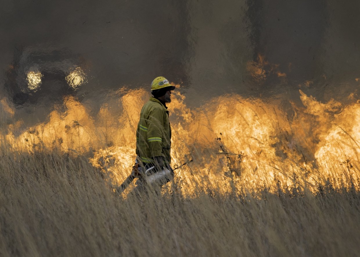 A specialty subcontractor was hired to safely perform the December 2017 prescribed burn.