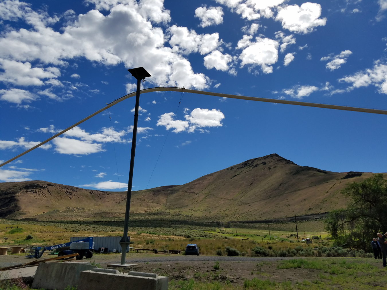 This Energy Department-funded technology, the Whooshh Fish Transport System, uses lengths of flexible tube and slight differences in pressure to gently propel salmon and other fish up and around obstacles such as hydroelectric dams in waterways. 