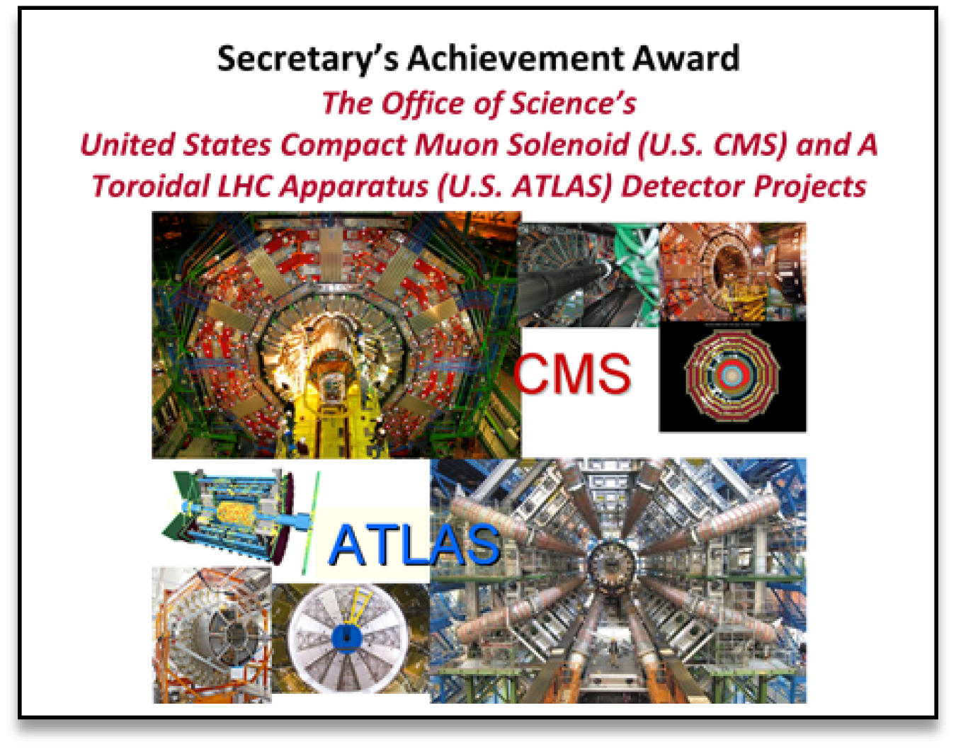 United States Compact Muon Solenoid (CMS) and A-Toroidal LHC Apparatus (U. S. ATLAS) Detector Projects