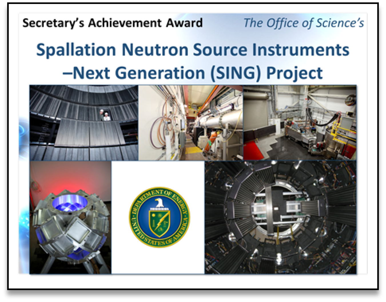 Spallation Neutron Source Instruments - Next Generation (SING) Project