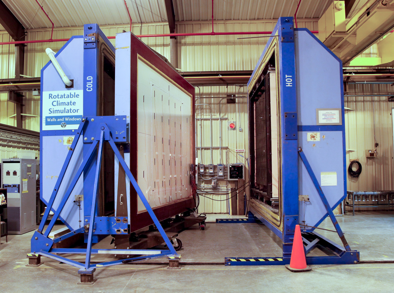 Thermal performance testing. Courtesy of Oak Ridge National Laboratory.