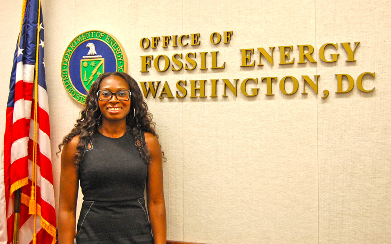 Dr. Quinta Warren, an American Association for the Advancement of Science Fellow in the Office of Fossil Energy