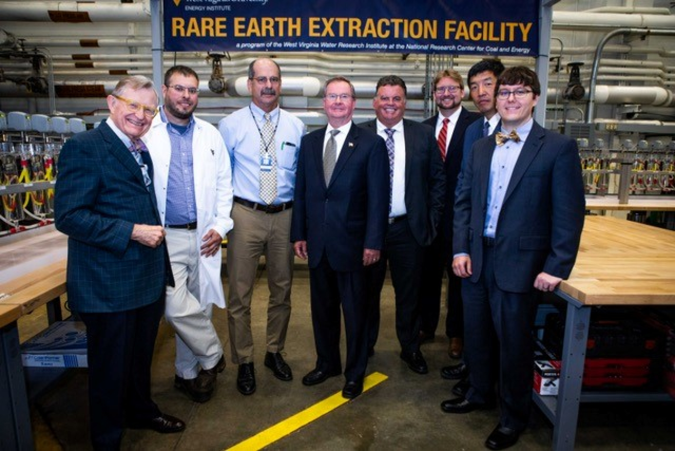 ASFE Winberg at REE Extraction Facility 