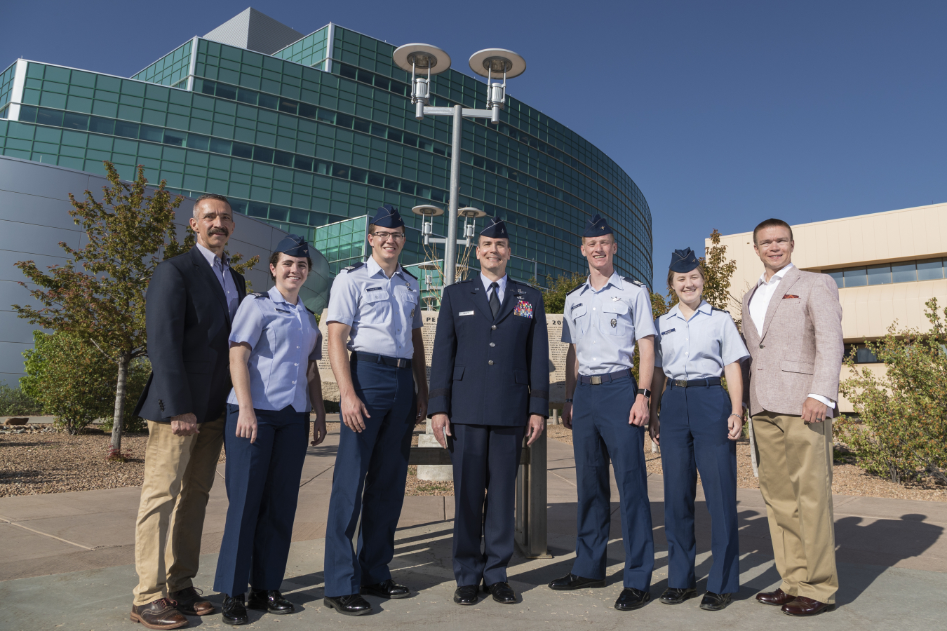 U.S. Air Force Academy MAC participants at Los Alamos National Laboratory.