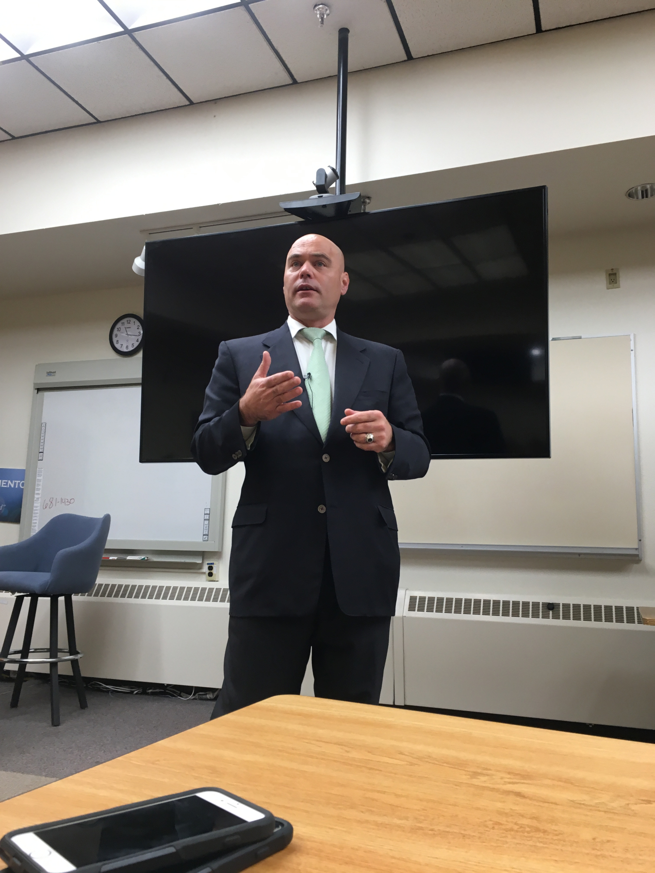 Photo of Assistant Secretary Bruce J. Walker at Sandia National Lab