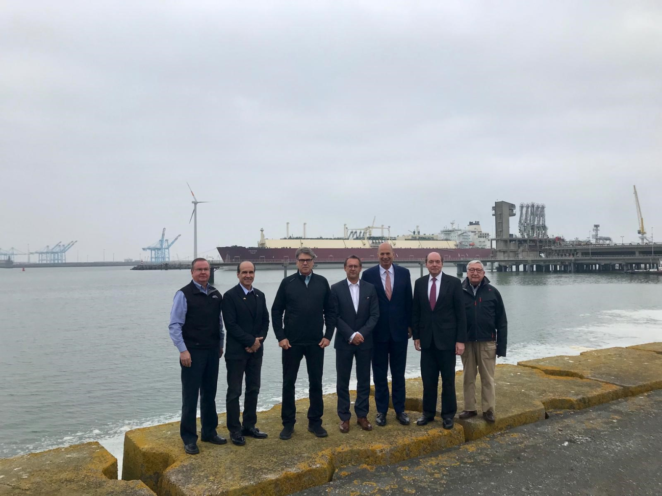 Energy leaders visit Fluxys’ Zeebrugge LNG import terminal in Belgium.