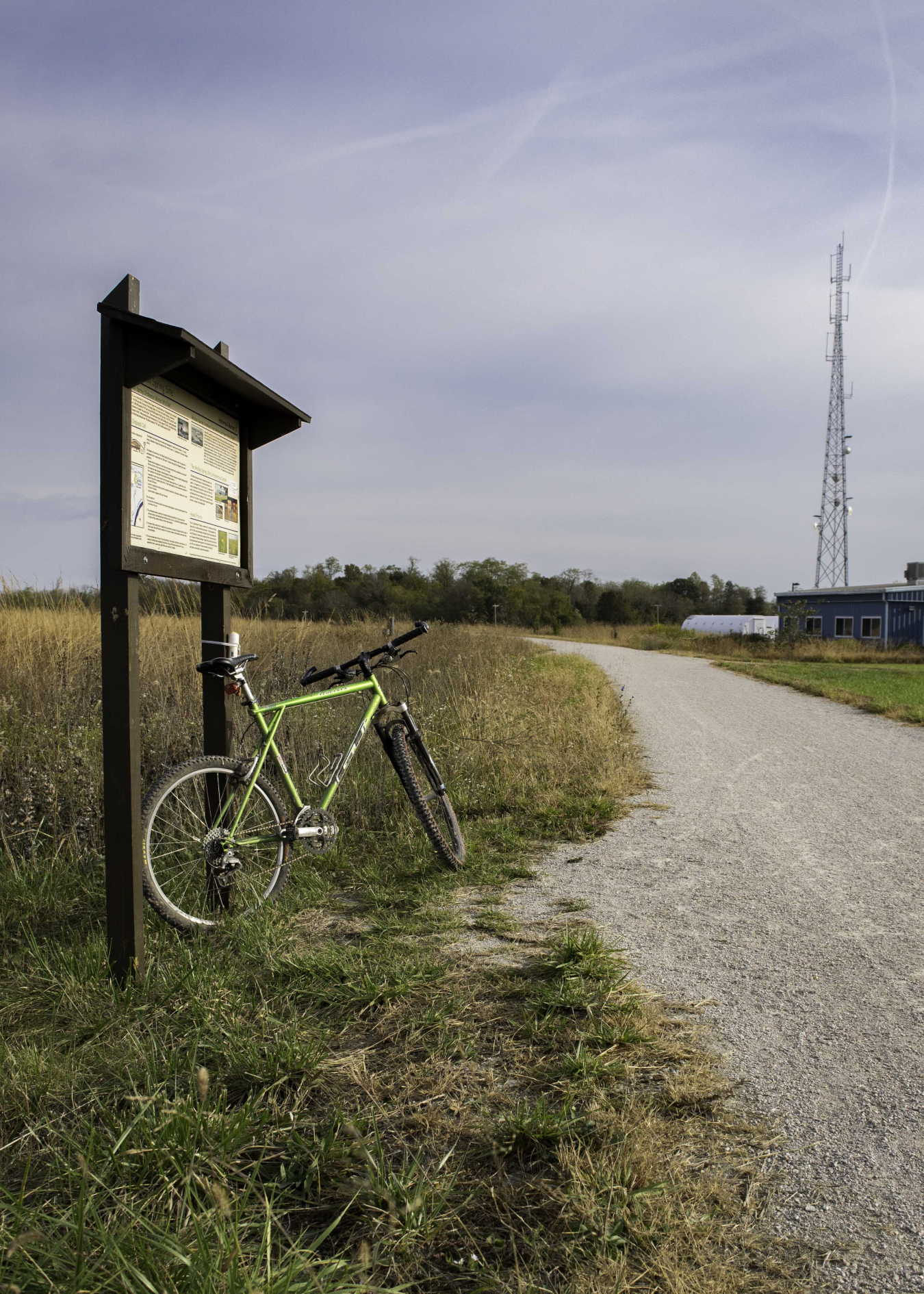 Hamburg Trail historical marker.