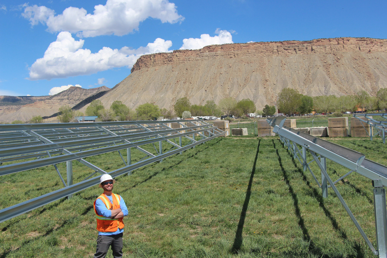 Ute Mountain Ute solar installation.