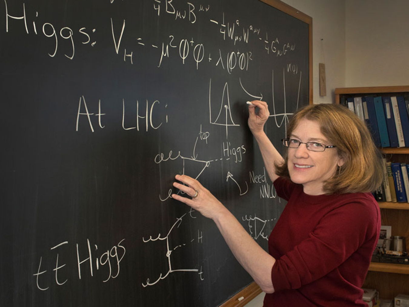 Distinguished Scientists Fellow Sally Dawson from DOE’s Brookhaven National Laboratory works to understand the properties of the Higgs Boson discovered using the ATLAS experiment at CERN.