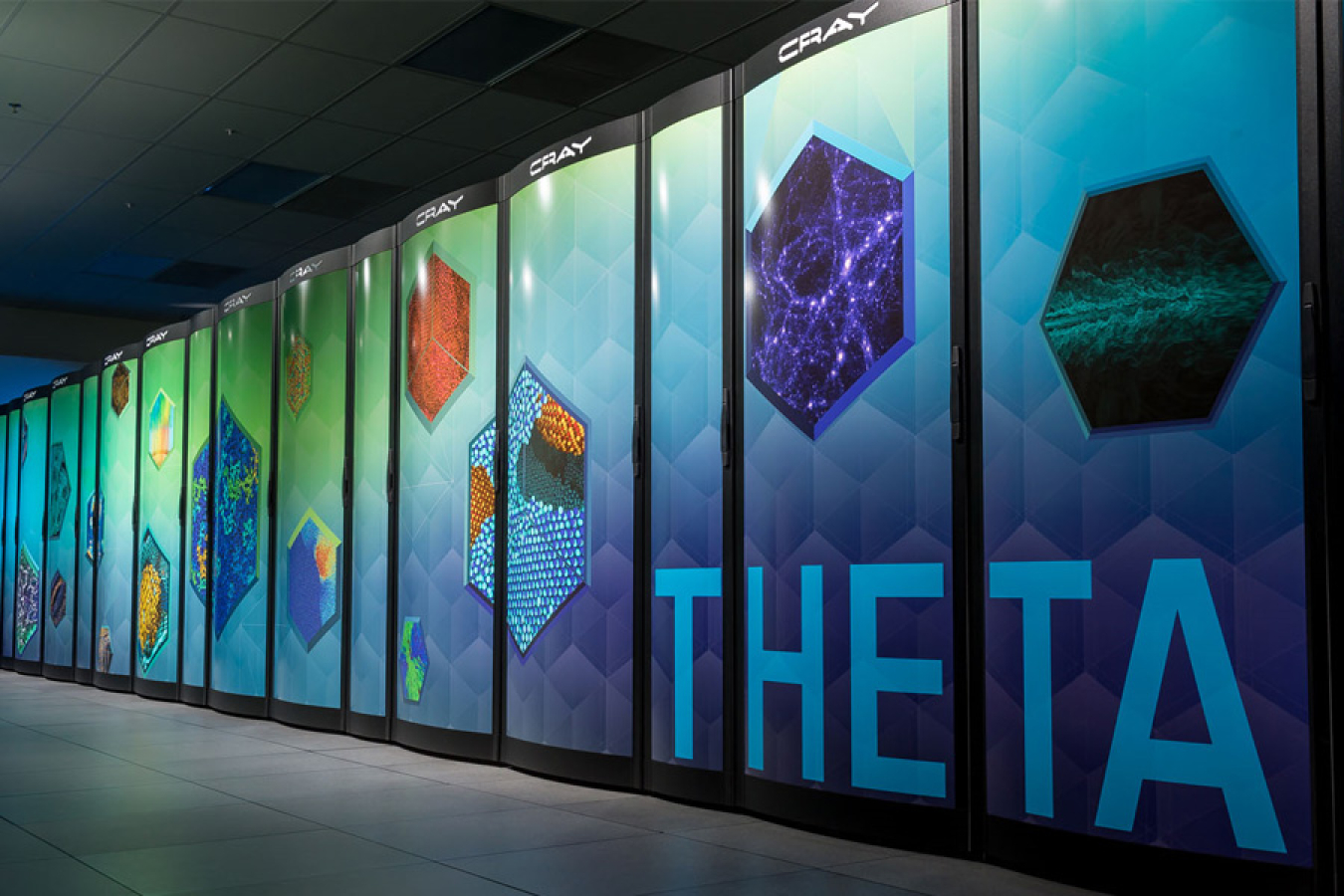 Theta is one of the supercomputers at the Argonne Leadership Computing Facility. Ian Foster has helped develop new technologies so scientists can get the most out of using these computers.