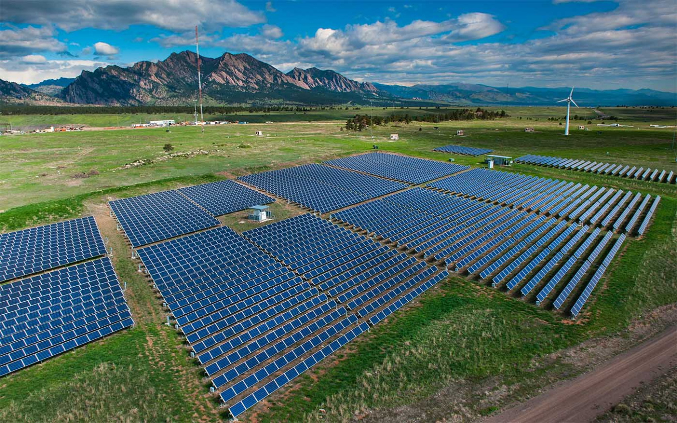 Aerial view of the NWTC in Golden, Colorado.