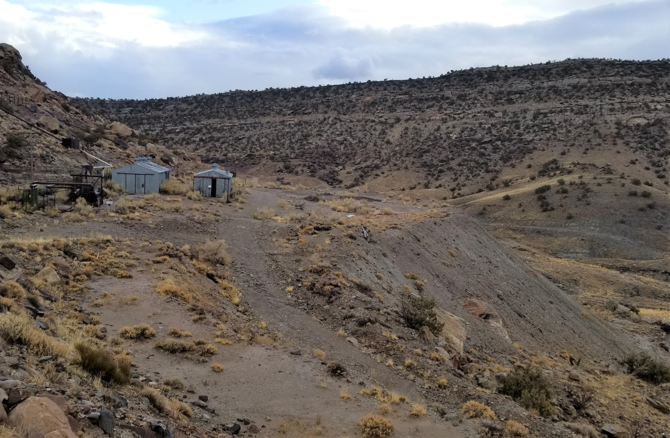 Burro No. 5 Mine, looking east. 