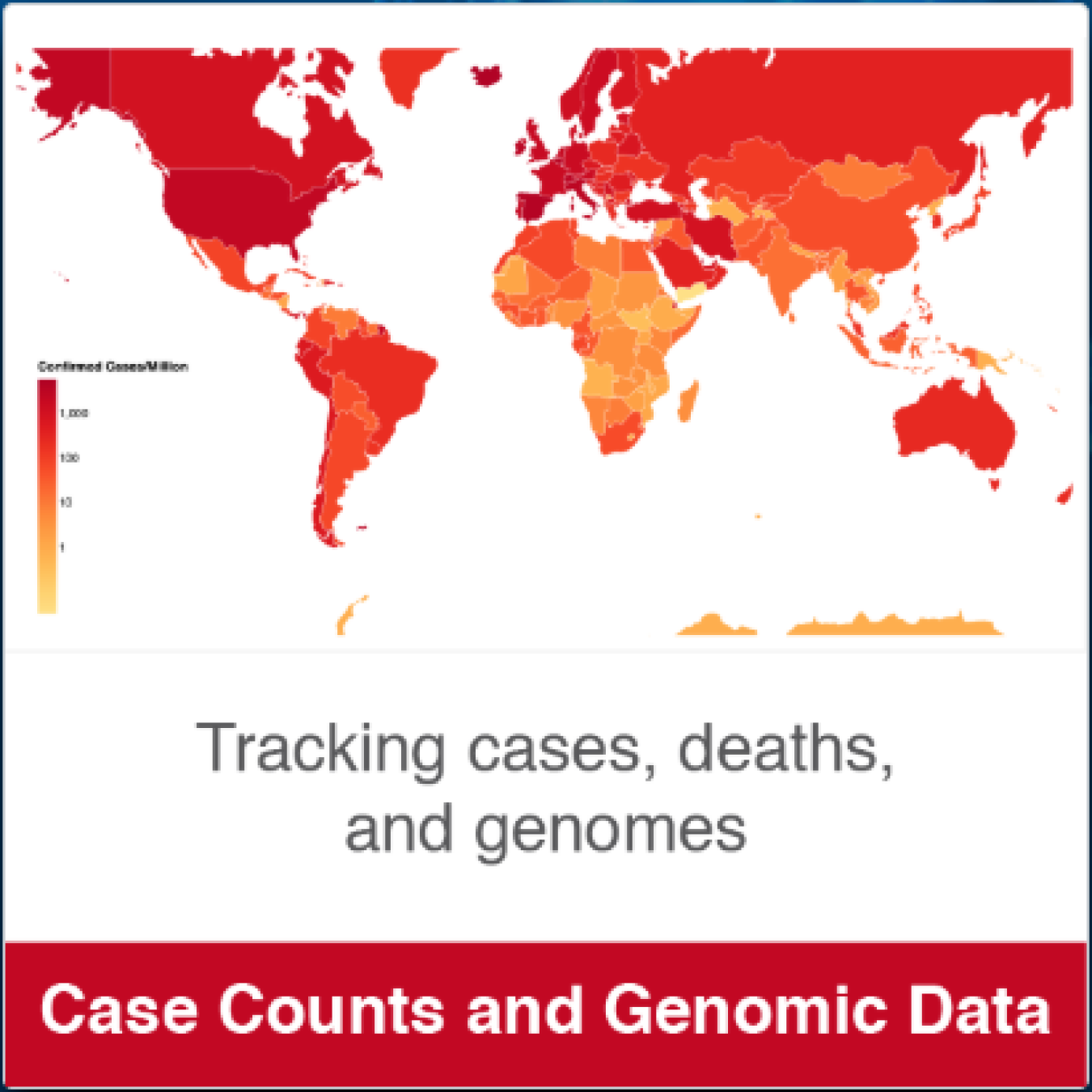 COVID-19 Case tracking map