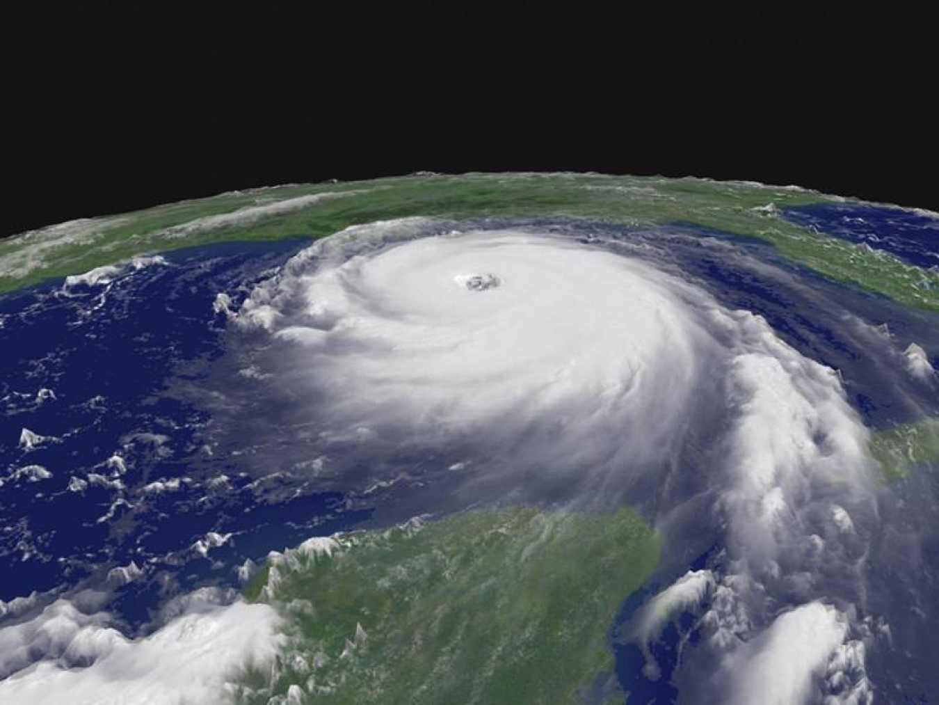 Satellite image of Hurricane Sandy (Image courtesy of NASA). Higher resolution Earth system models allow for more accurate representations of tropical cyclones like Hurricane Sandy.