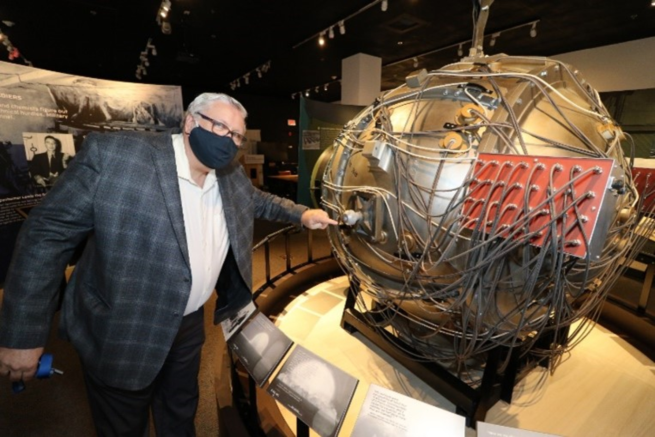 Darwin Morgan at the National Atomic Testing Museum in September 2020.