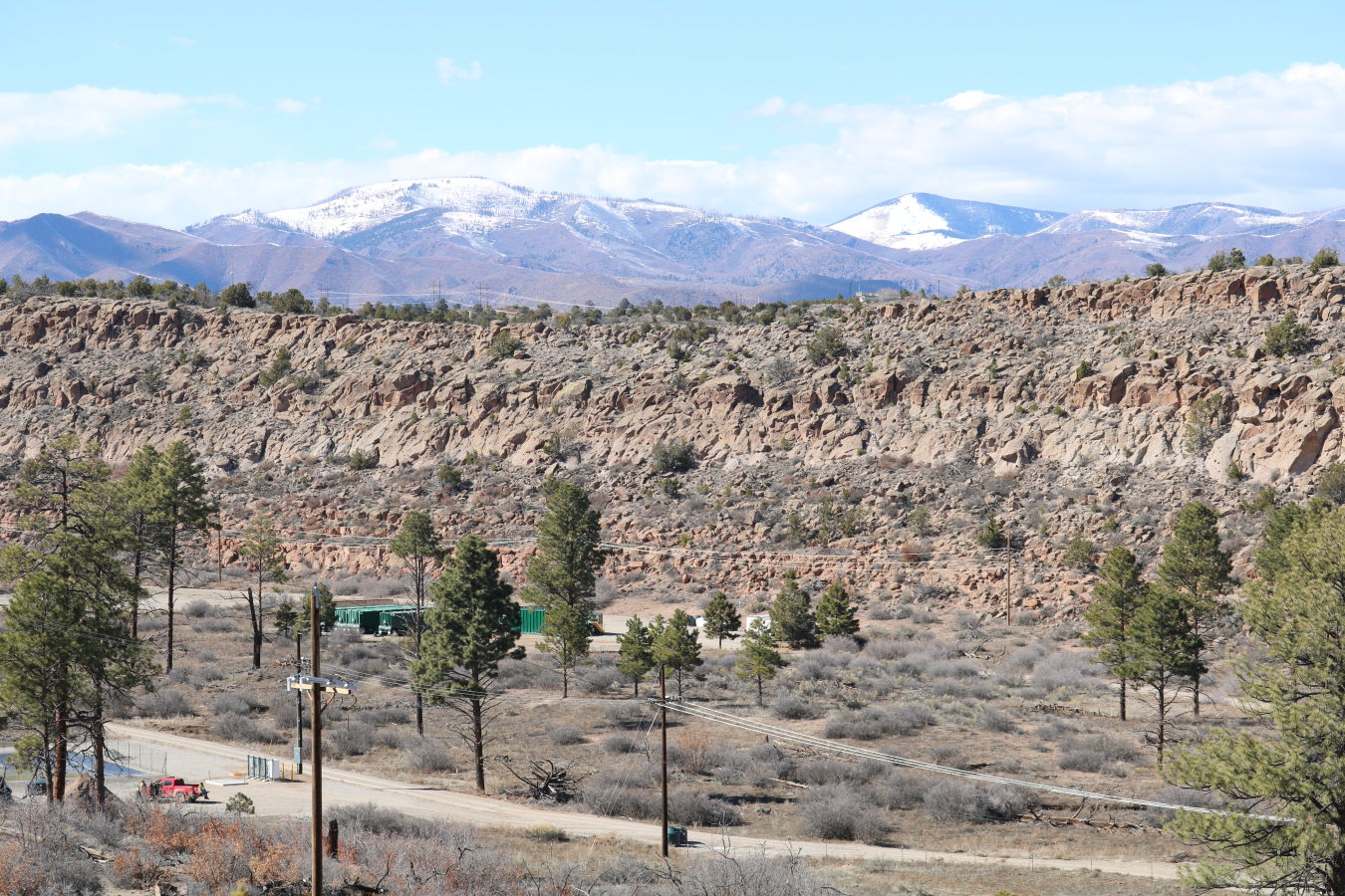 Infrastructure for an interim measure to contain and control migration of a contaminant plume in the groundwater has been designed by the EM Los Alamos Field Office to have a minimum visual impact to Mortandad Canyon.