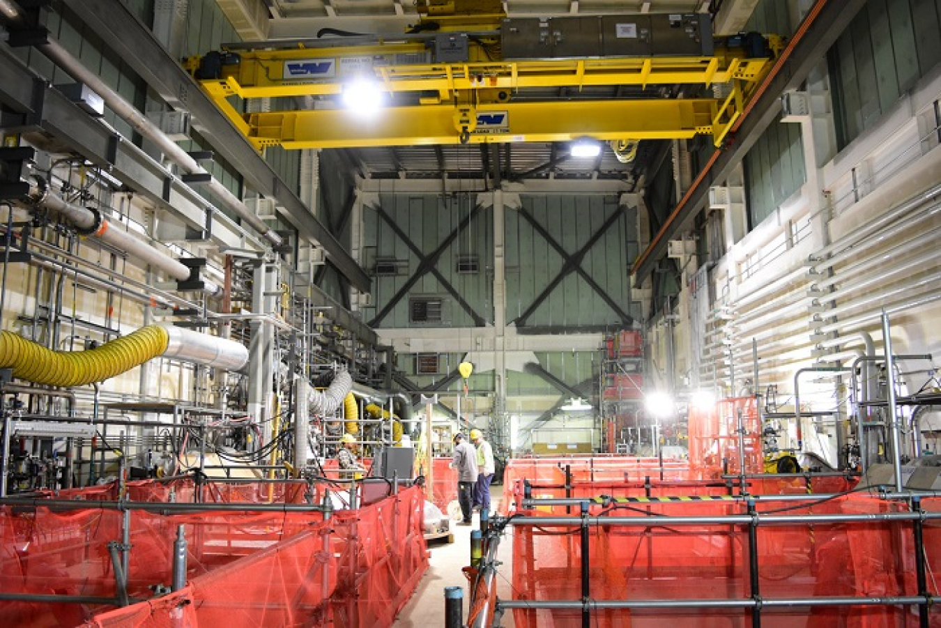 The Hanford Waste Treatment and Immobilization Plant completed the first commissioning test for one of 37 remote-operated cranes inside the Low-Activity Waste Facility, bringing the plant one step closer to treating nuclear tank waste.