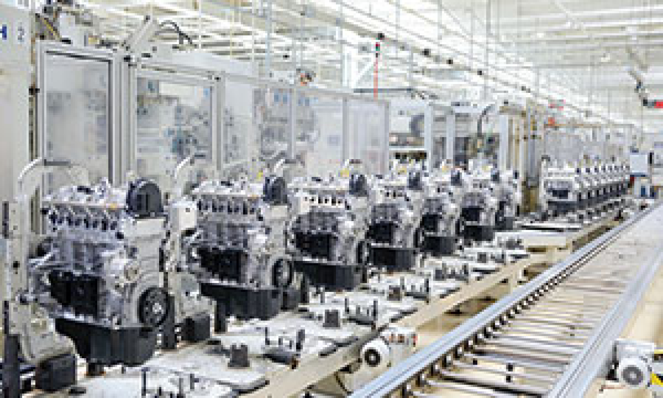 a photo of a manufacturing facility