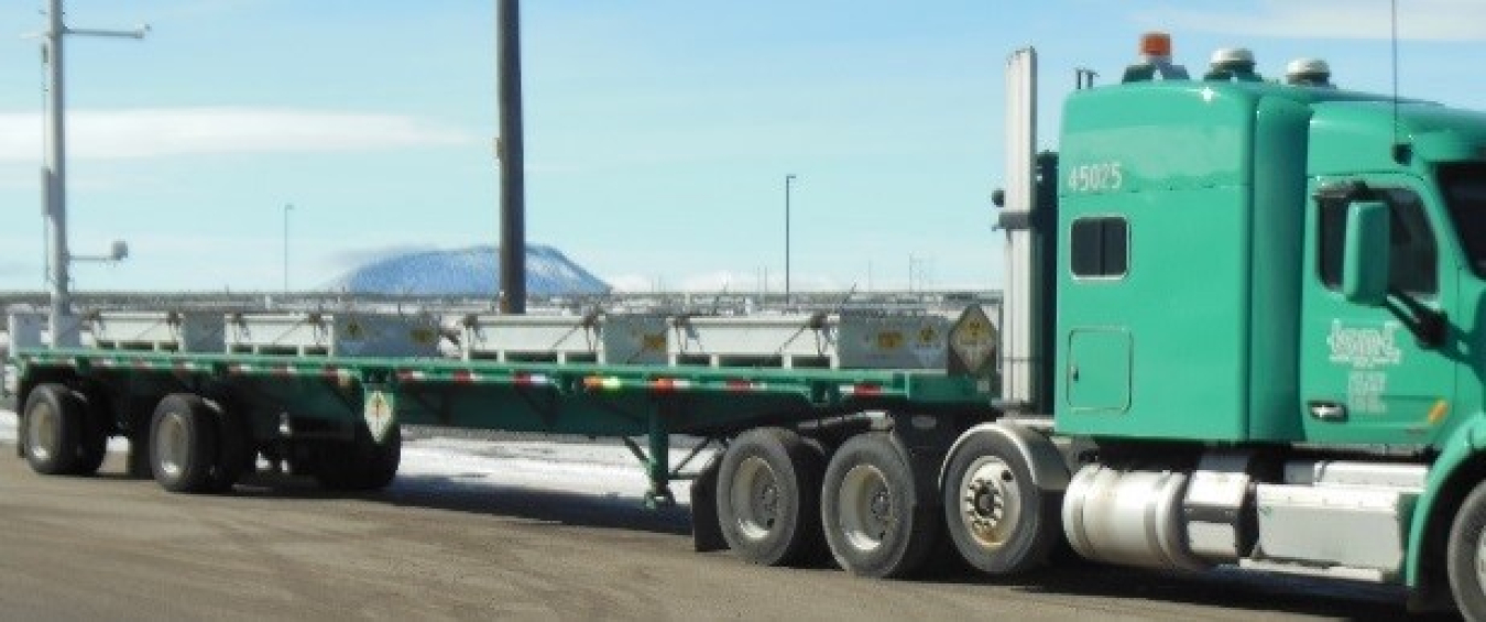 Depleted uranium blocks on their way to the Y-12