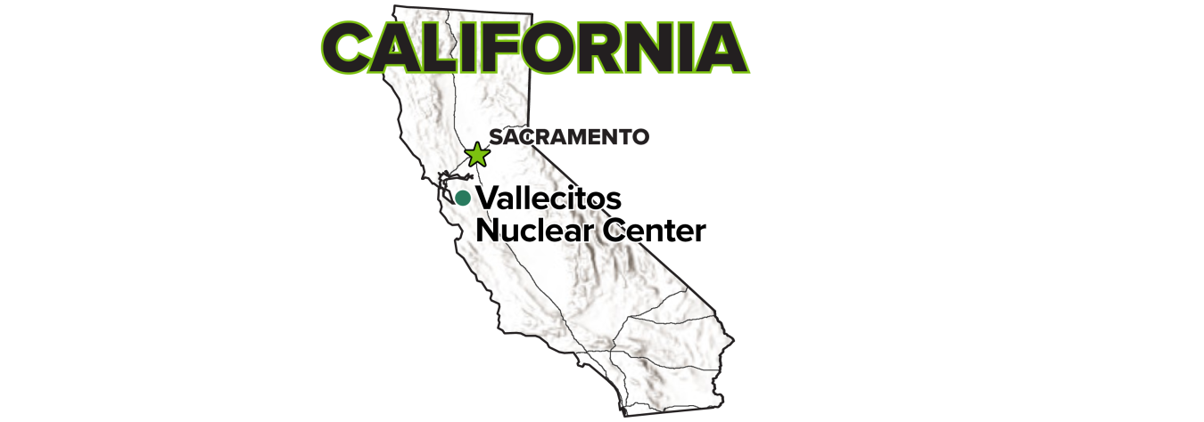 Vallecitos Nuclear Center, California, Site map.