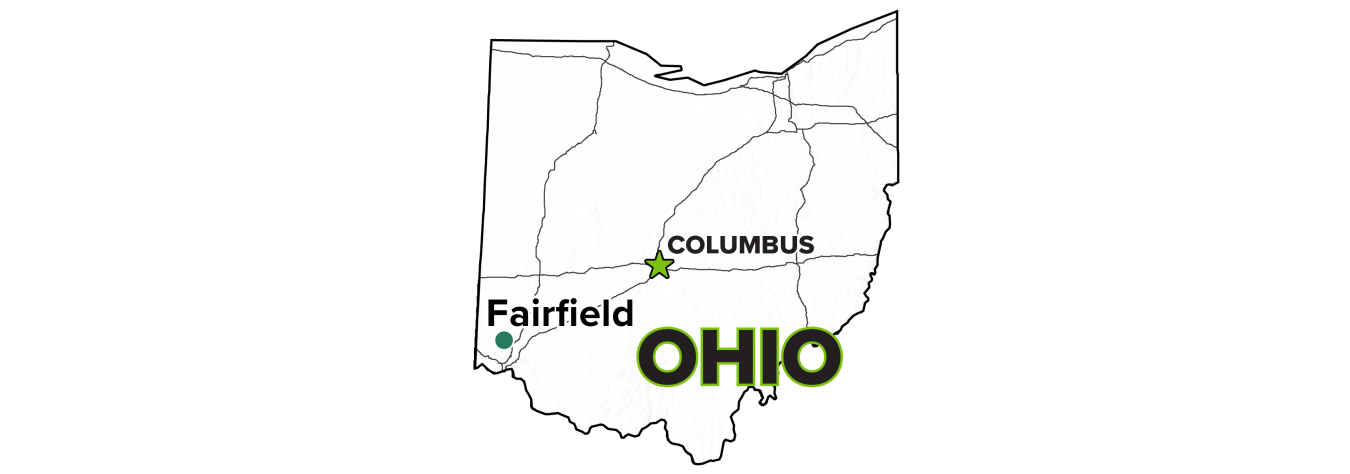 Fairfield, Ohio, Site map.