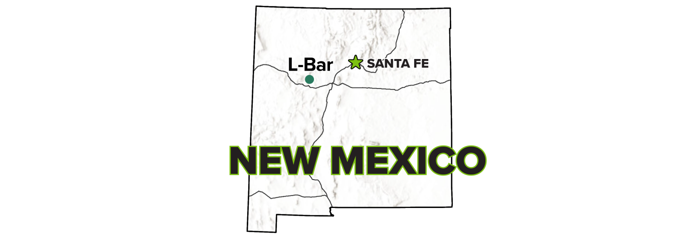 L-Bar, New Mexico, Disposal Site map.