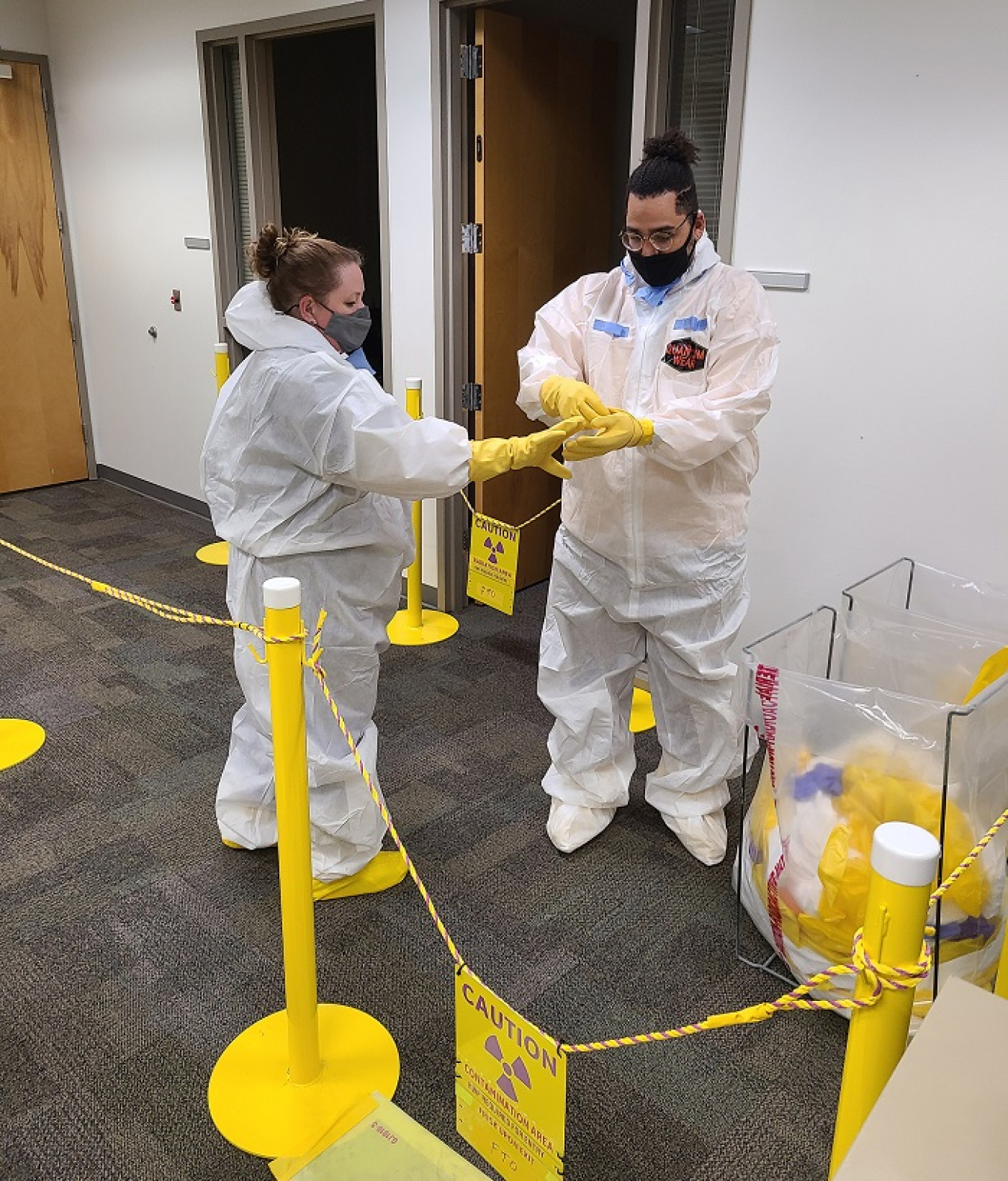 Heavy equipment is used throughout Oak Ridge cleanup operations, including large-scale soil excavation and replacement projects at the East Tennessee Technology Park. Heavy equipment spotter training will soon include a first-of-its-kind virtual reality training experience UCOR helped develop.