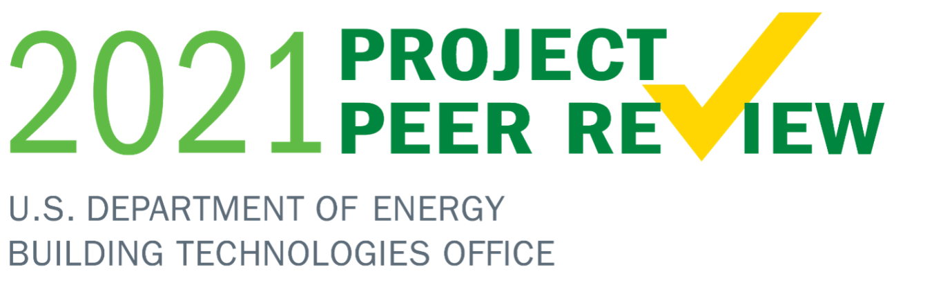 Building Technologies Office 2021 Peer Review logo.