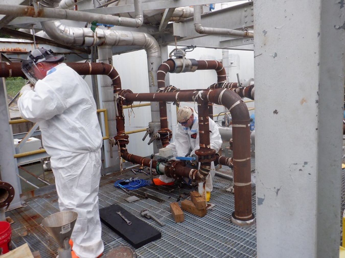 EM workers begin efforts to replace more than a mile of piping for the Liquid and Gaseous Waste Operations system at Oak Ridge National Laboratory. The $18 million project is expected to be complete within two years.