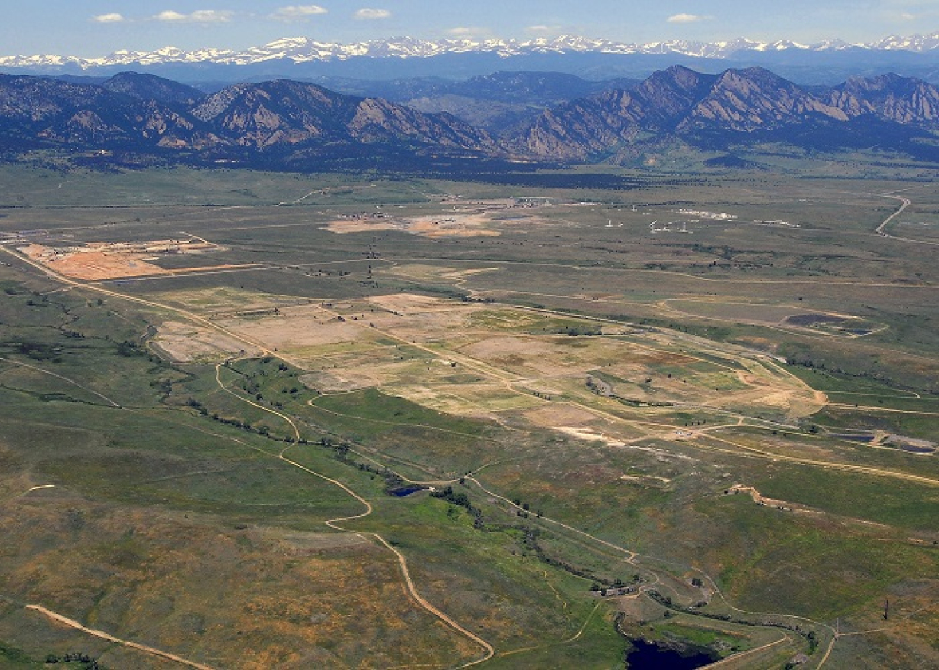 After: A view of Rocky Flats after EM completed cleanup and closure of the site in 2005.