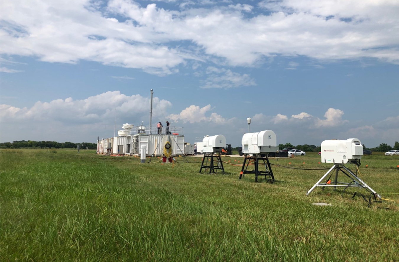 TRACER installation of the ARM mobile facility in La Porte, Texas, outside of Houston 