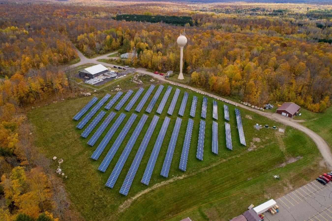 800-kilowatt community-scale solar system.