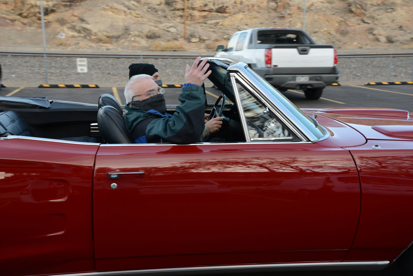 Kleinrath’s colleagues held a socially distanced car parade in his honor at the Grand Junction office site.