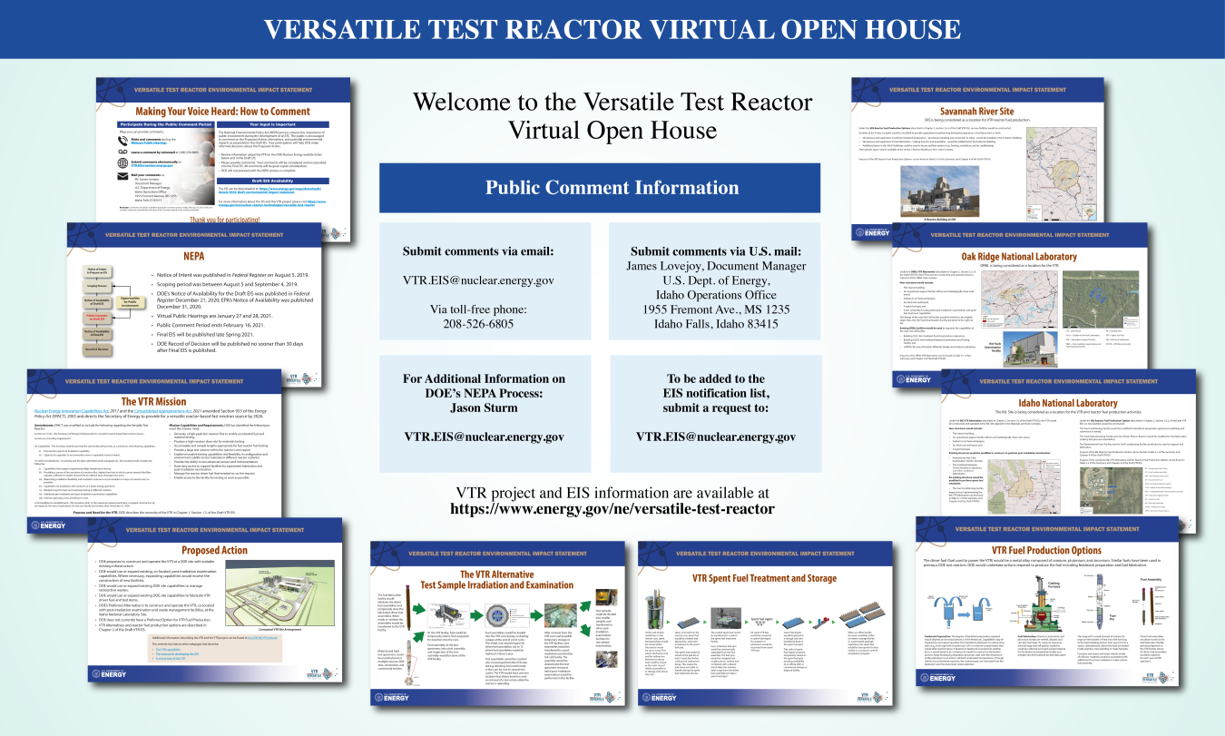 VTR EIS Virtual Open House